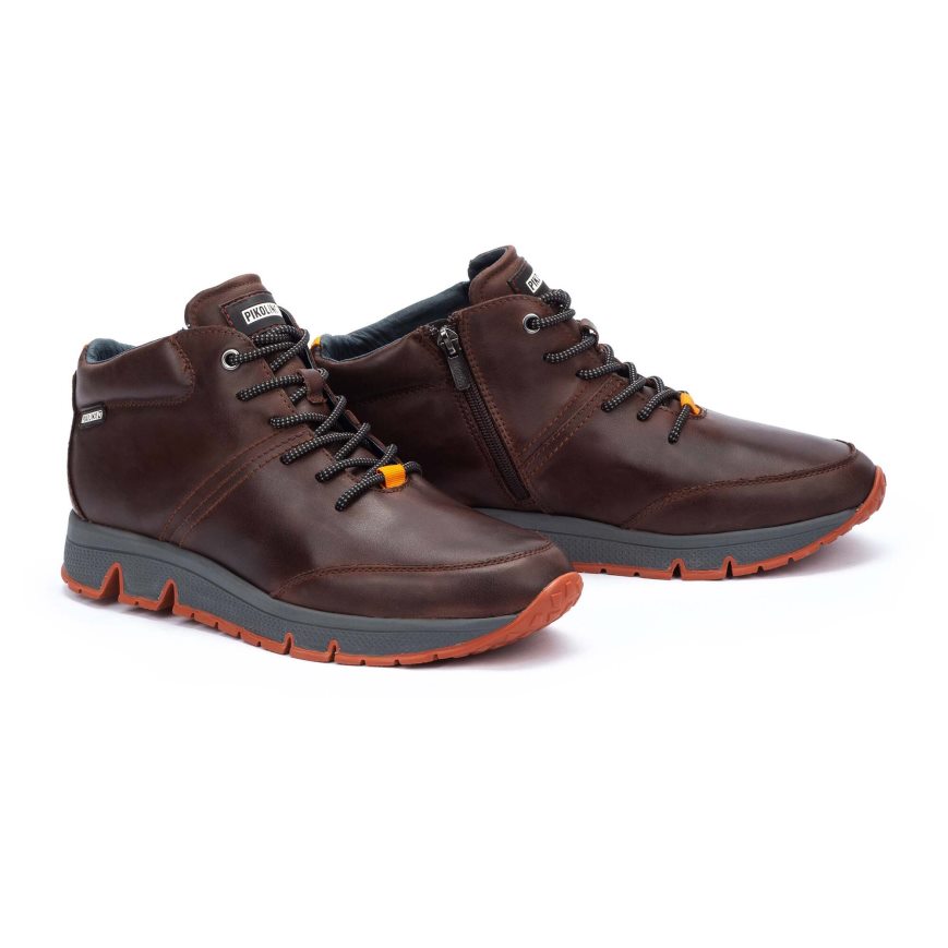 Men's Pikolinos FERROL Sneakers Brown | NZ L2A05Q7